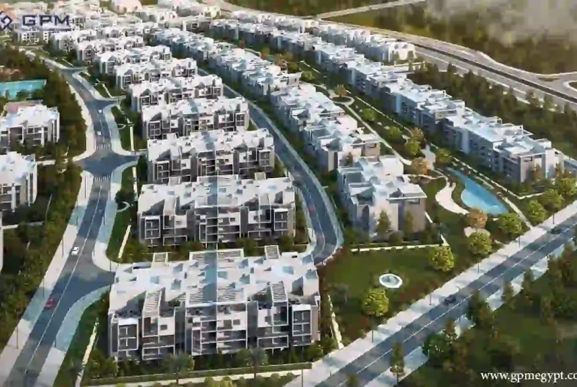 شقة 126م للبيع في كمبوند فيفث سكوير التجمع الخامس